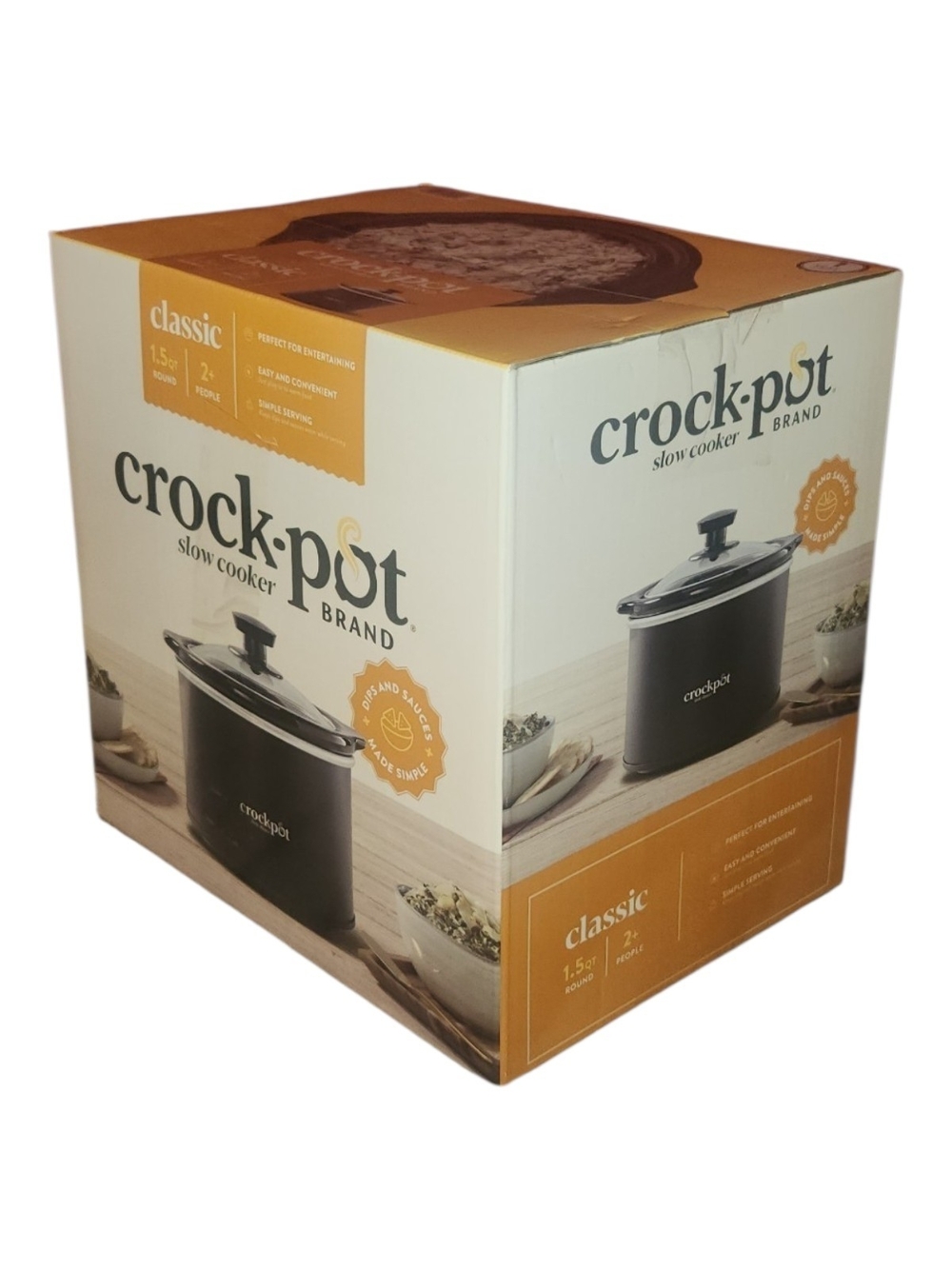 Crock-Pot Classic 1.5L Black Slow Cooker